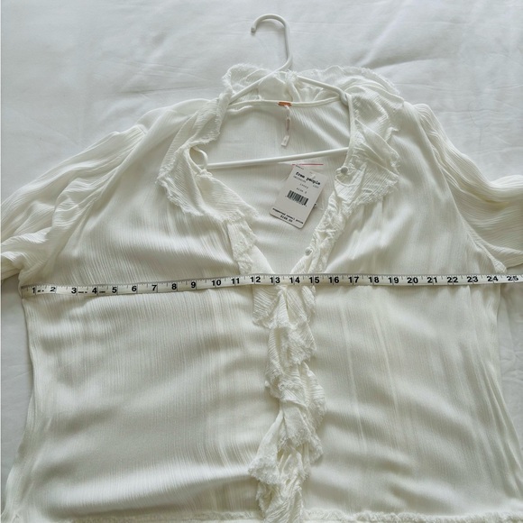 Free People Sweet Darlin Maxi Dress Ivory - Picture 10 of 11